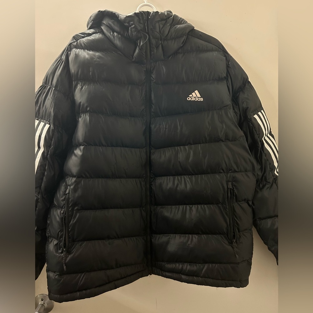 Adidas black puffer